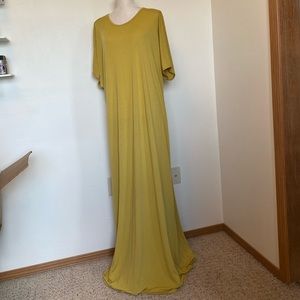 LuLaRoe Maria 3XL Mustard Yellow
